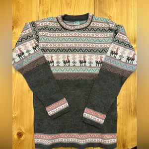 Handmade Ecuadorian Aplaca Sweater - Size S